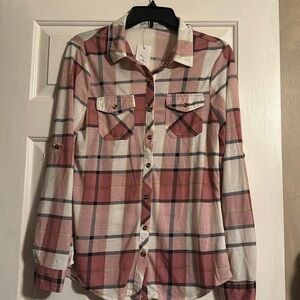 Savagé Art plaid shirt